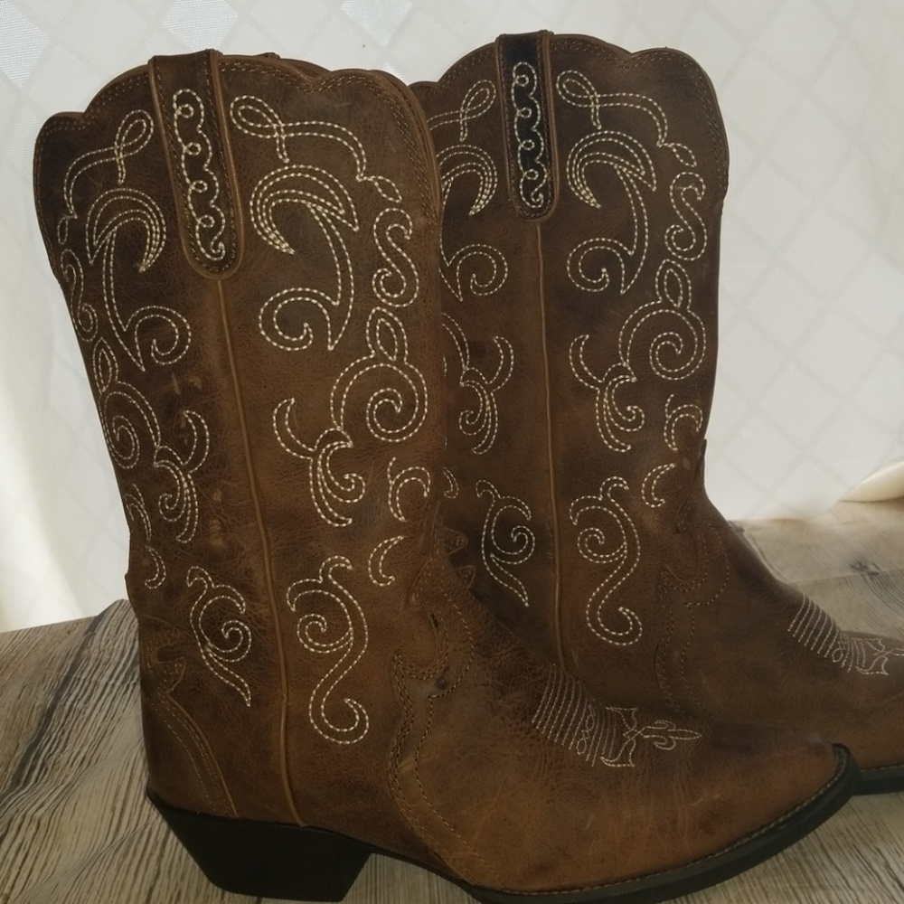 Justin Western Cowgirl Boots Gr8 4 Wedding